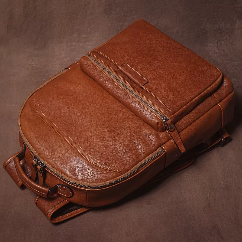 GURO marque de luxe sac à dos en cuir véritable hommes et femmes haute capacité week-end sac de voya