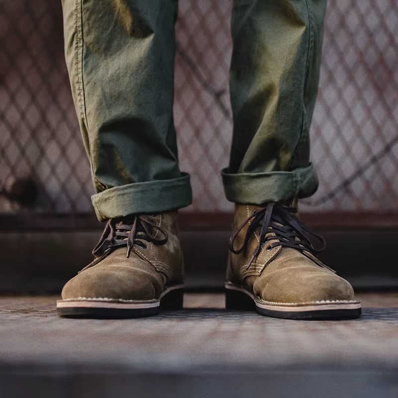 Bottes de travail pour hommes printemps Style américain bottes hautes dans le désert bottes militair