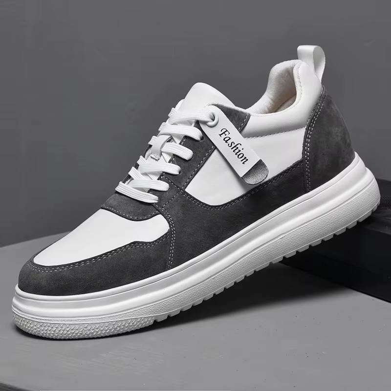 Chaussures rehaussantes classiques pour hommes, chaussures d'extérieur en cuir, chaussures de marche