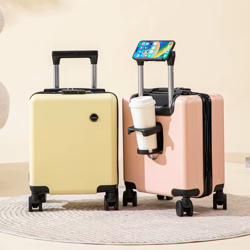 Valises De Voyage aériennes sur roulettes avec porte-gobelet, valise à main pour boîte De Voyage en