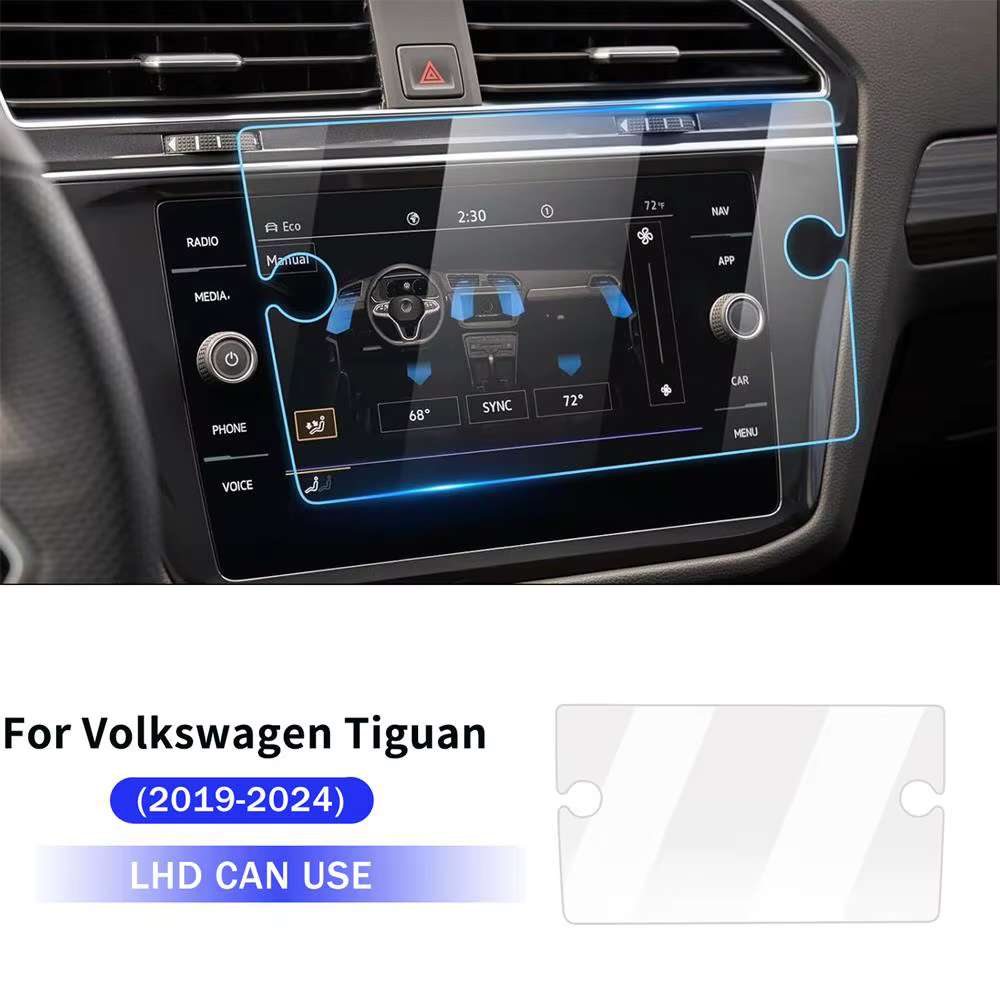 Film de protection en verre trempé pour voiture, pour VW Tiguan 2019 – 2024, protecteur d'écran de N
