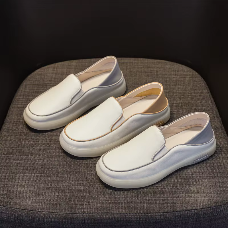 AIYUQI – mocassins en cuir véritable pour femmes, baskets plates de grande taille, décontractées à e