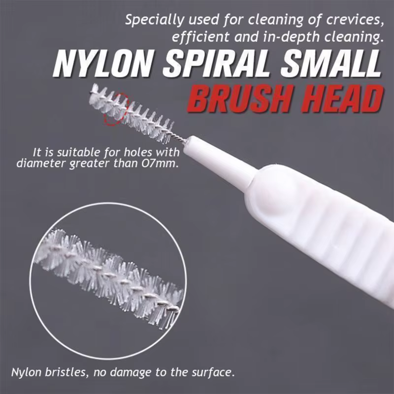 Brosse de nettoyage de douche, 10 à 500 pièces, Micro buse de brosse en Nylon, outils de nettoyage A