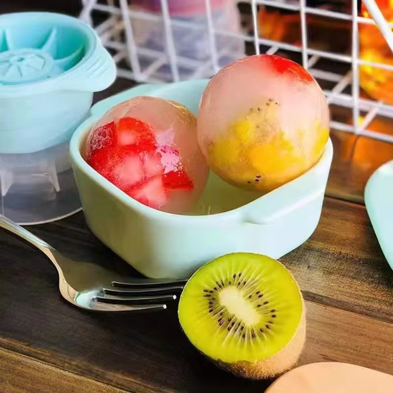 Machine à glaçons en Silicone, sphère de qualité alimentaire, moule à glace empilable à fusion lente
