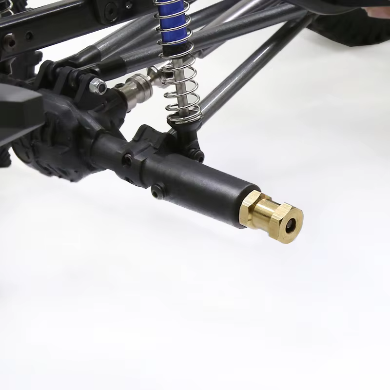 Adaptateur de roue hexagonale élargie d'essieu 12mm/15mm/17mm, 4 pièces, pour voiture sur chenilles 