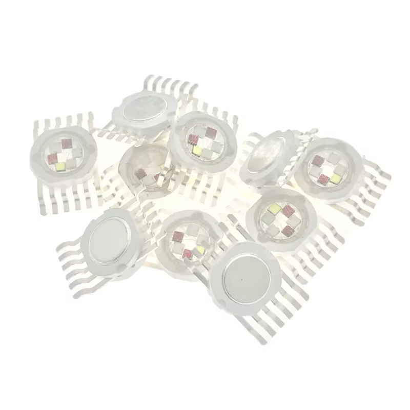 Puce LED COB colorée pour scène, RVB, RGBW, RGBWY, RGBWYV, 3W, 4W, 6W, 8 W, 9W, 10W, 12W, 15W, 18 W,