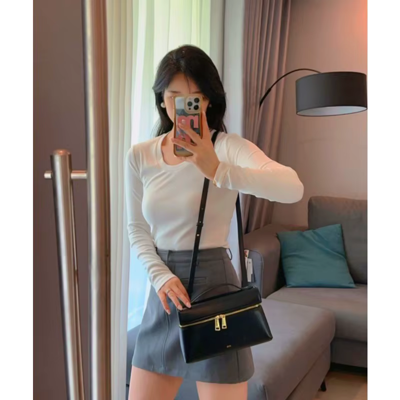 Sac à main en cuir véritable JW PEI, sac bandoulière pour un usage quotidien, sac à main simple, sac