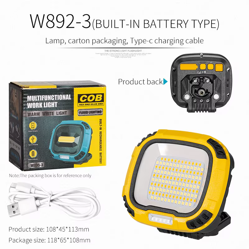 Lanterne LED portable aste, lampe de bain, lampe de poche, camping en plein air, pêche, urgence, lam