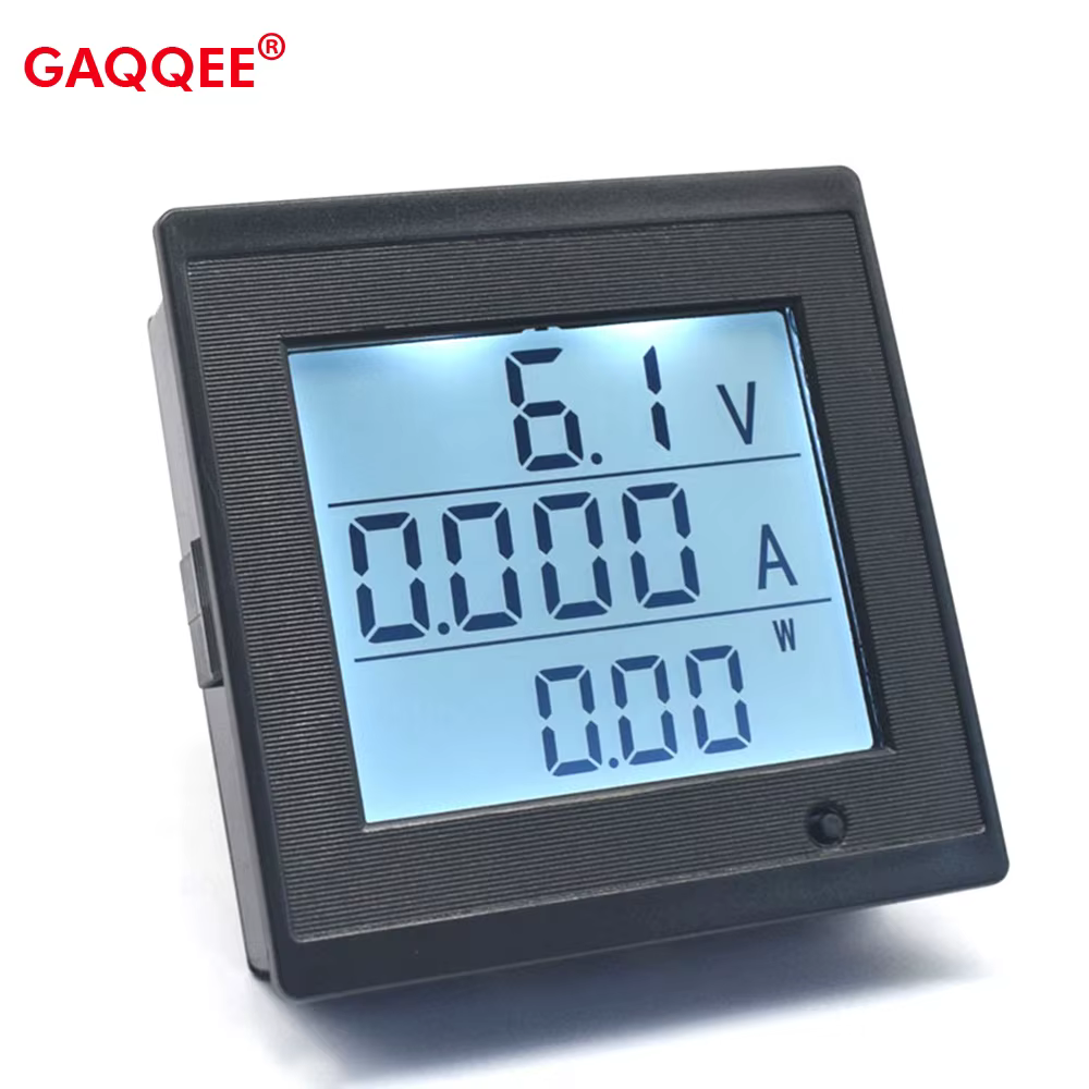 Compteur de courant de tension DC 6-200V 20A, affichage numérique LCD, consommation d'énergie, impéd