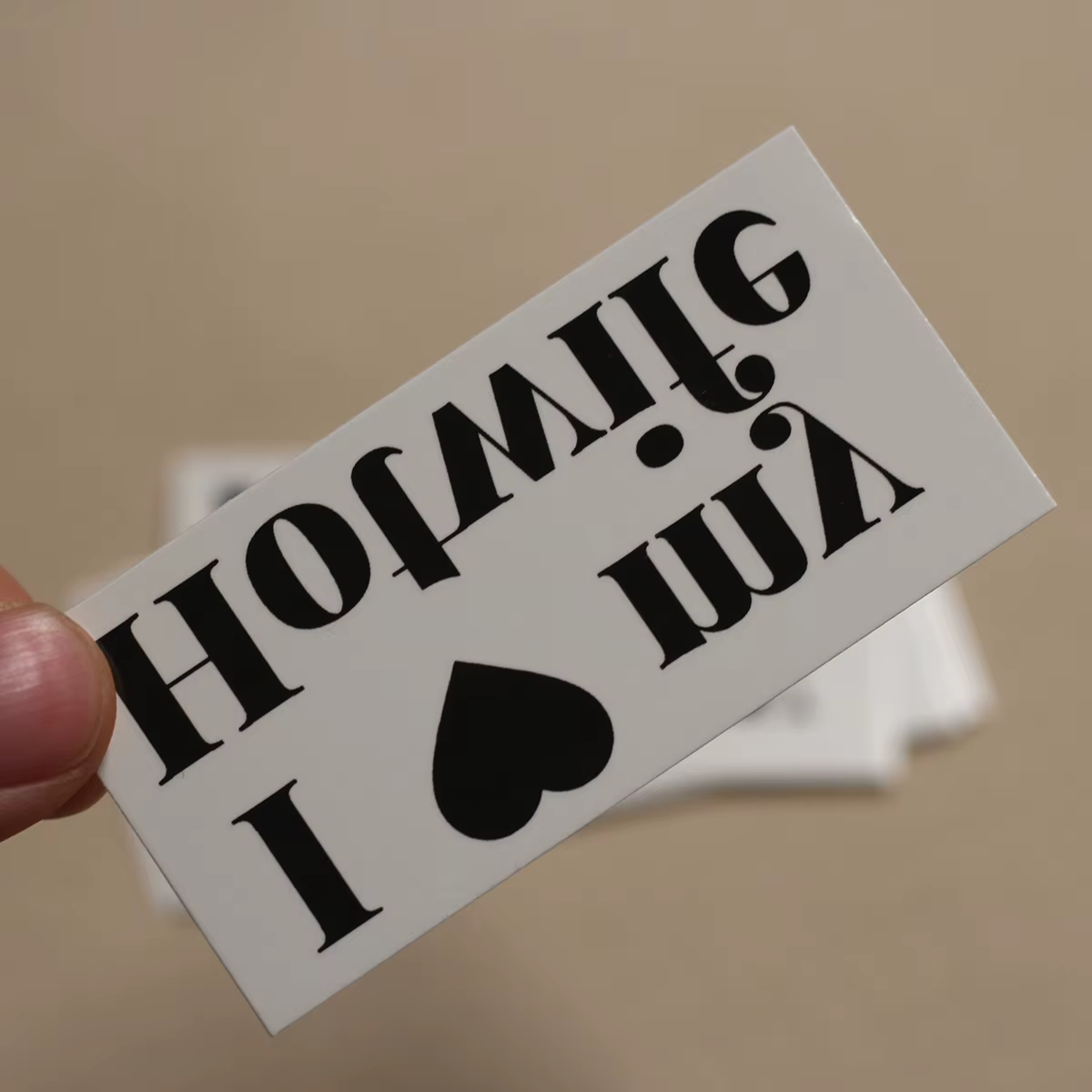 Tatouage temporaire pour adultes « i love my hotwife », autocollant artistique corporel pour hommes 
