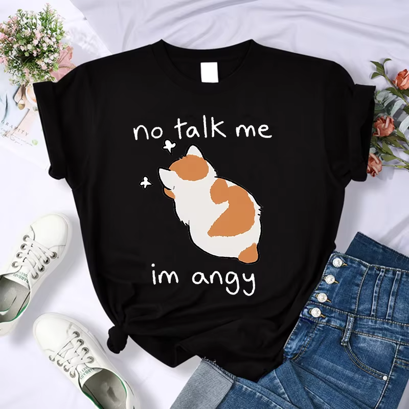 Y2k 90s chat mignon chemise femmes drôle dessin animé T-shirt Harajuku graphique Ulzzang T-shirt est