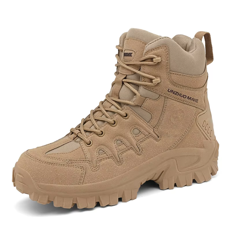 Nouveaux hommes bottes tactiques bottes militaires confortables chaussures de randonnée en plein air