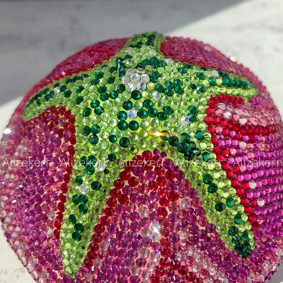 Alizekerr Rose en forme de cristal sacs de soirée femmes magnifique Chic strass fleur pochette sacs