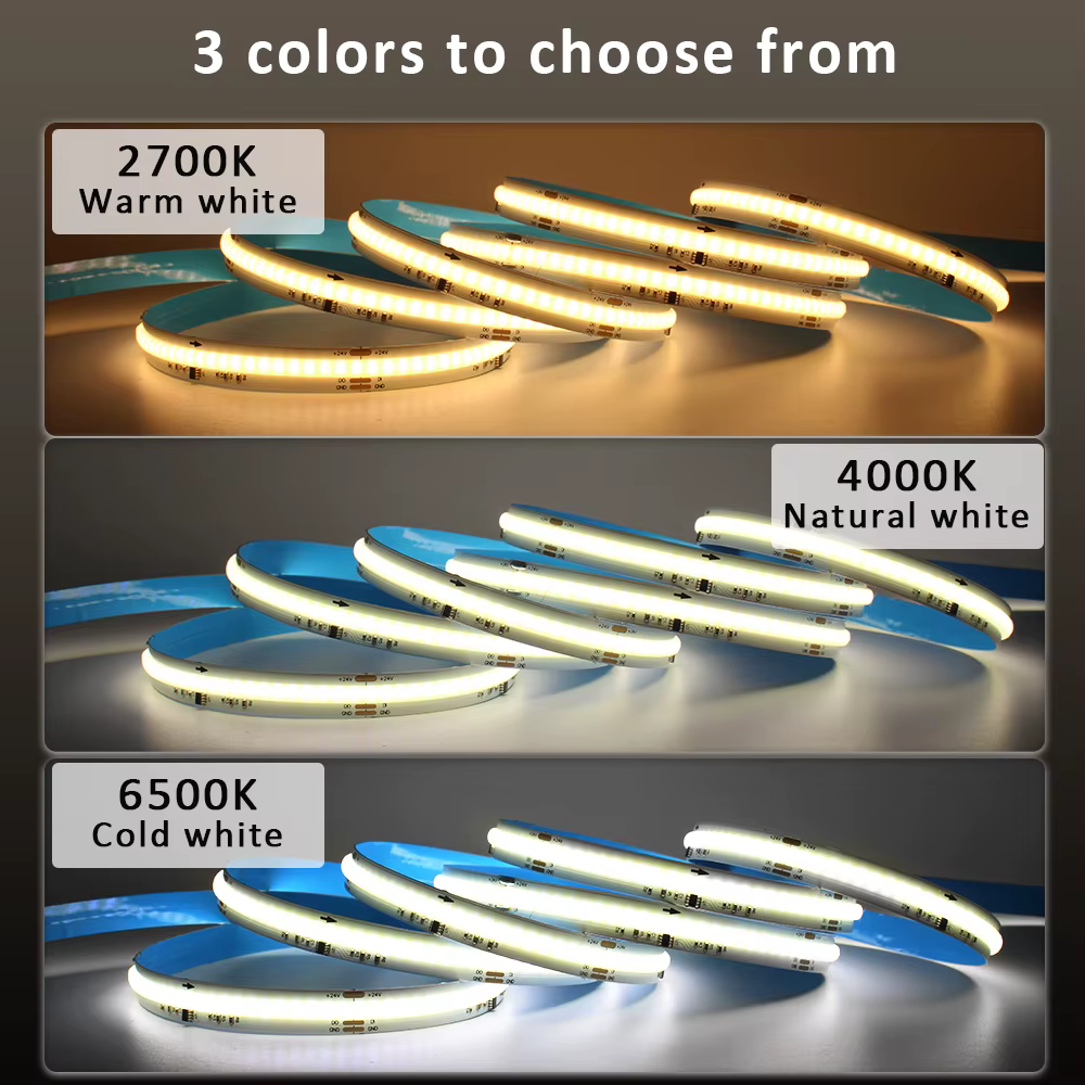 24V WS2811 COB bande lumineuse LED coulante d'eau courante 360 LED s/M ruban Flexible Bluetooth App 