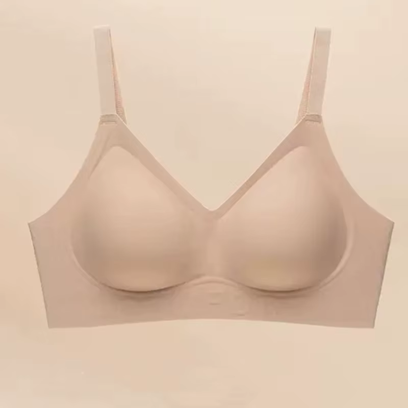 Soutien-gorge confortable sans armatures, soutien doux, levage, réduction de la poitrine sans coutur