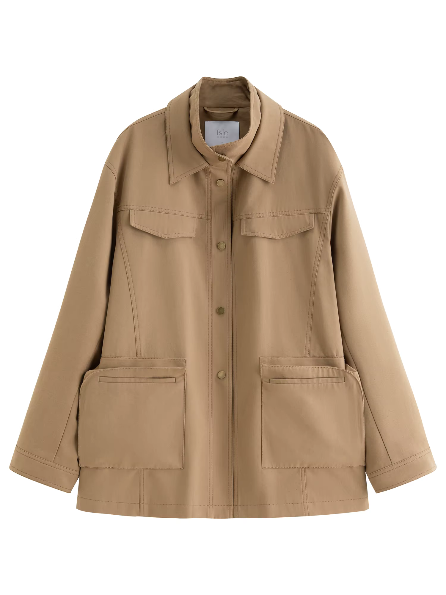 FSLE 2025 nouveau automne femmes Vintage Baren Style veste de travail surdimensionné revers manteau 
