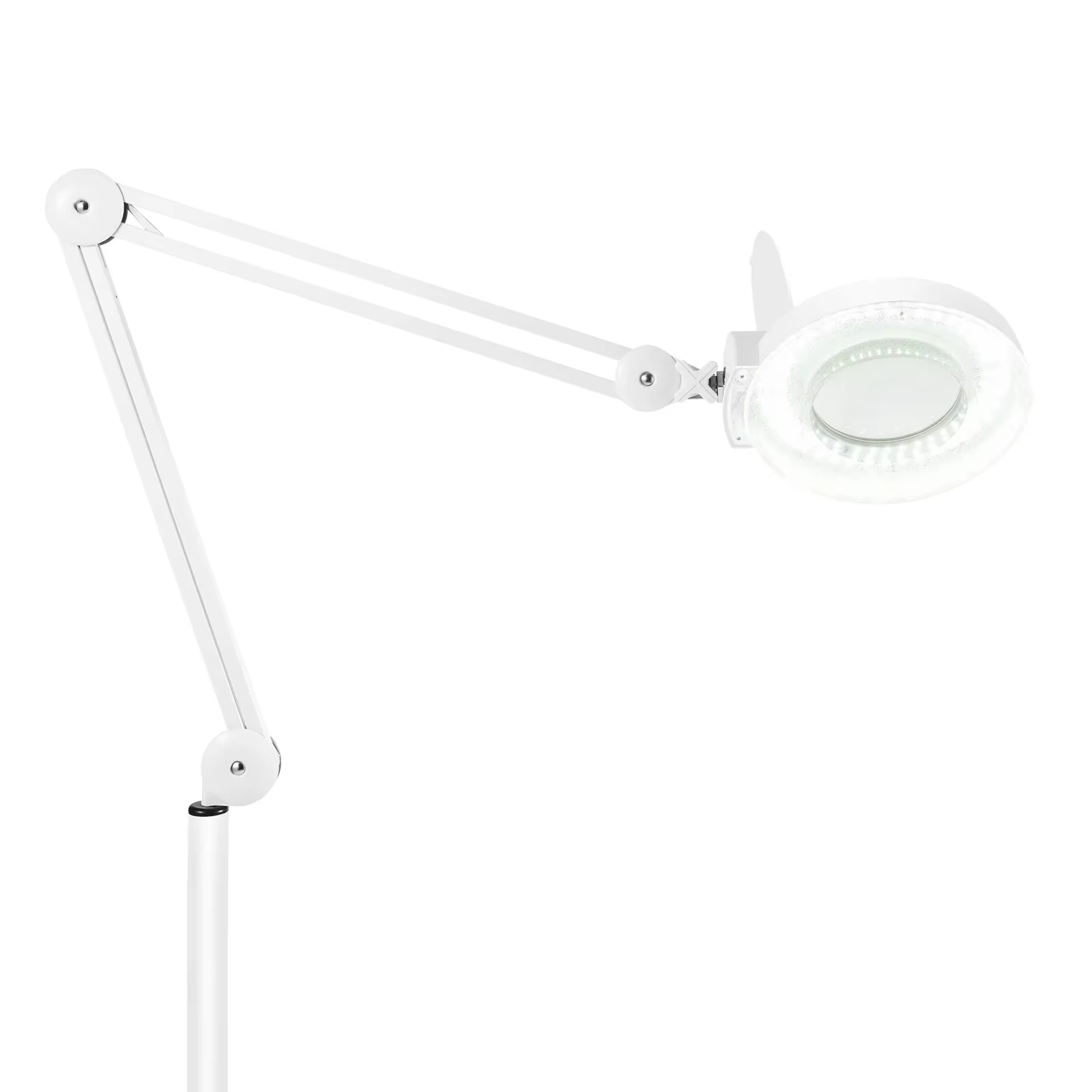 NOUVELLE Lampe Loupe 8x avec Lumière LED et Support, Lampe Loupe Circulaire Triple 24 W sur Pied ave