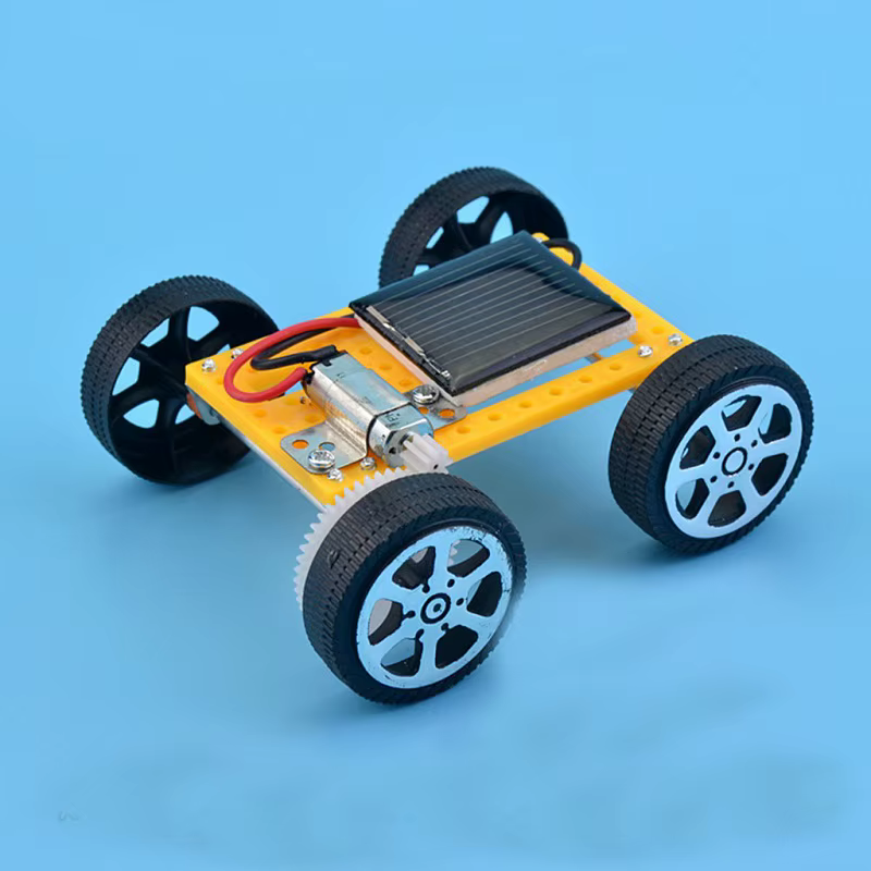 Jouet de voiture solaire pour enfants, Mini Kit de voiture à énergie assemblée, jouets éducatifs STE