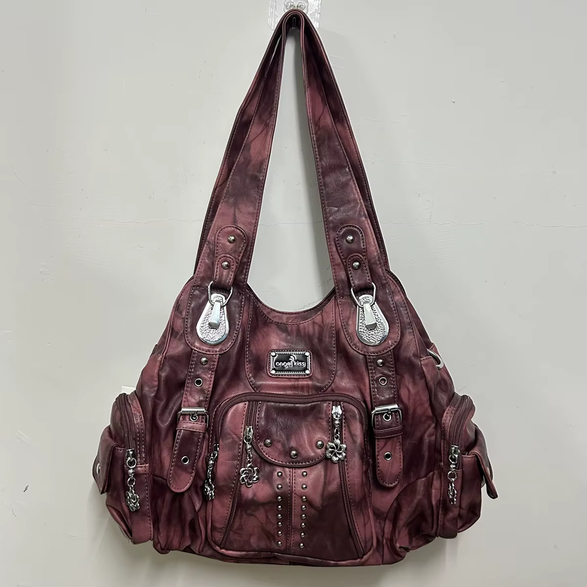 Sac à main vintage pour femme, grand sac fourre-tout en PU avec poignée supérieure, sac à bandoulièr