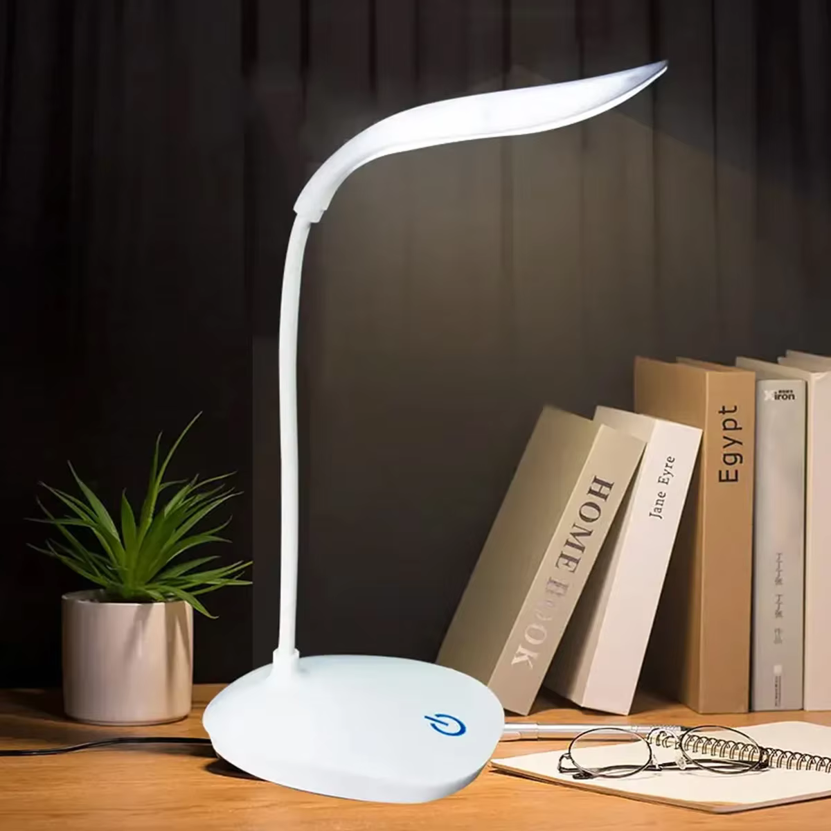 Lampe de bureau de lecture LED lampe de bureau Portable USB lampe de Table de charge tactile gradati