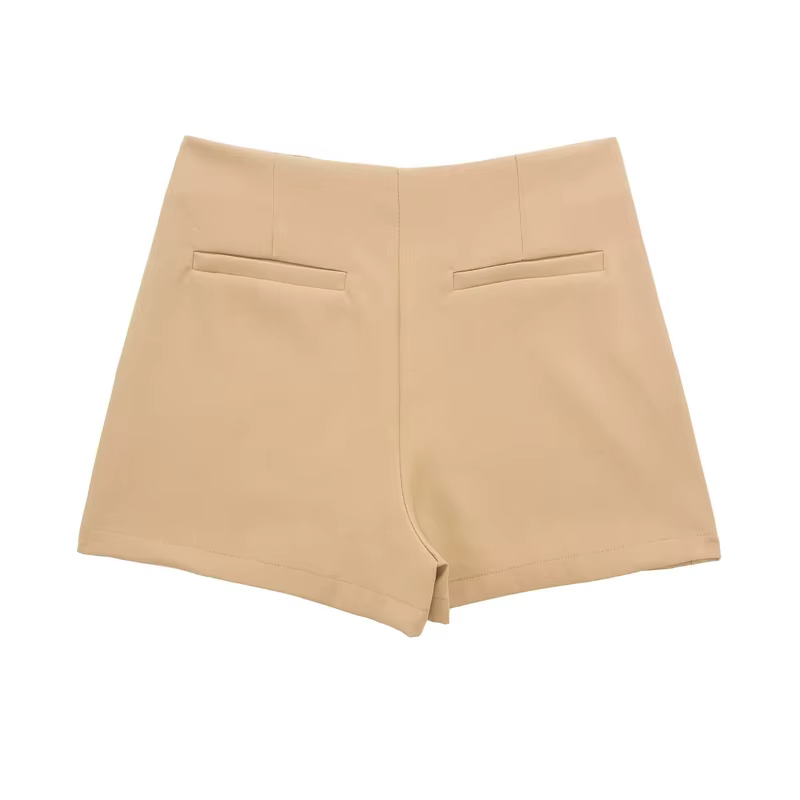 HXAO Shorts femmes 2024 noir blanc Mini shorts femmes Shorts taille haute Micro jupe décontractée Sh