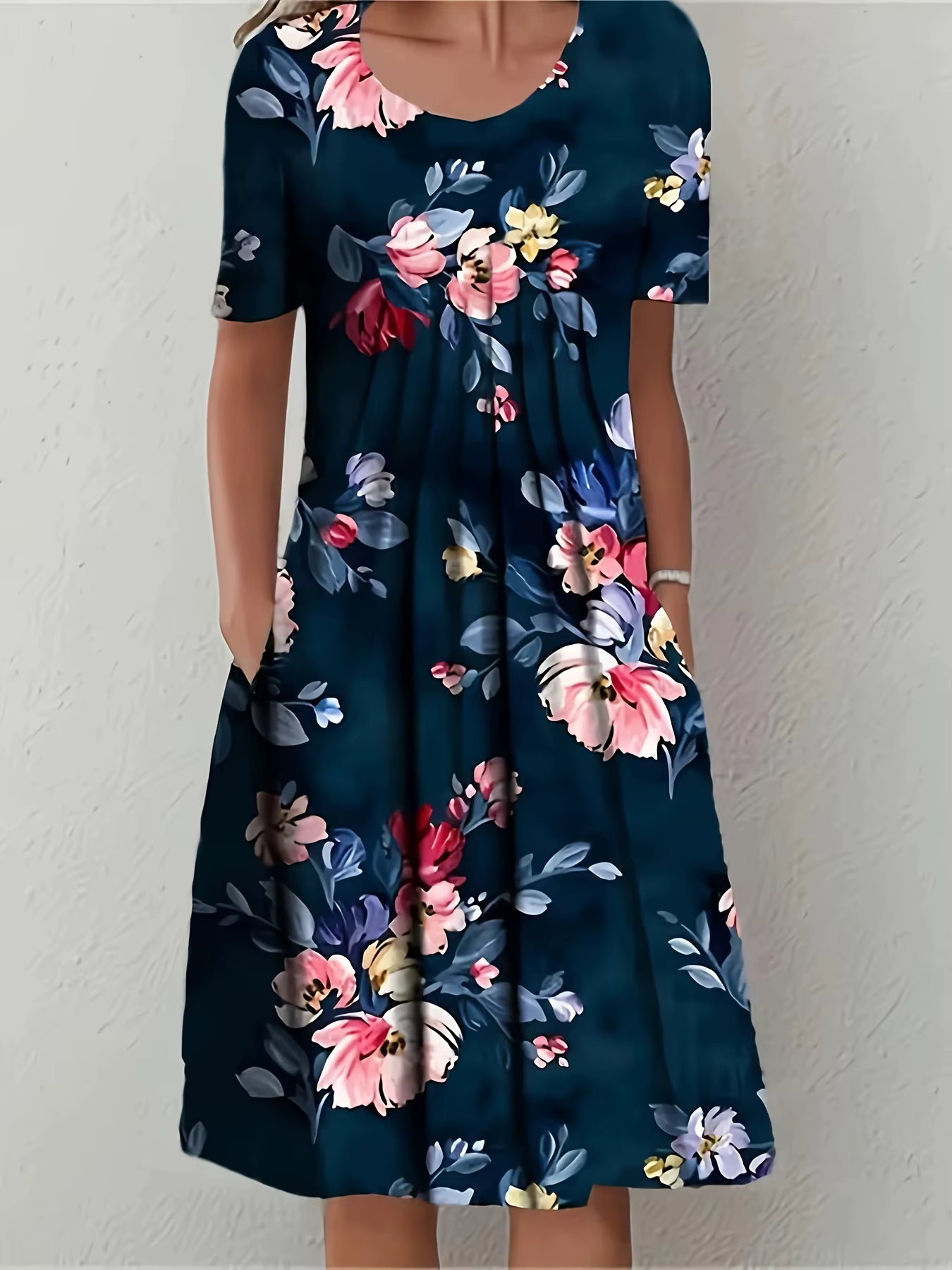 Grande taille mode femmes élégantes robe ample tenue décontractée femmes robe nouveau tempérament
