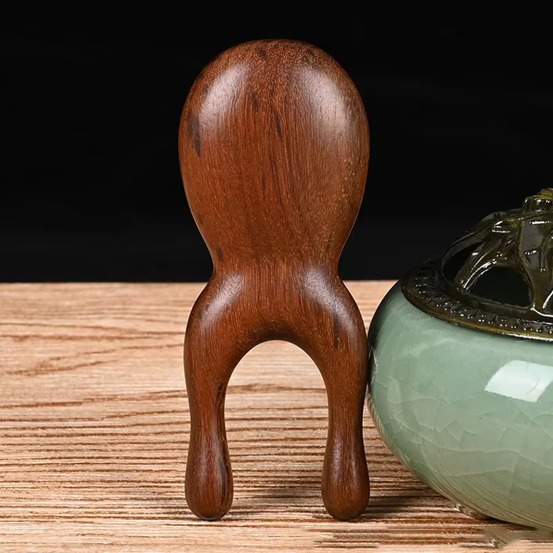 Ohio eur pour la tête et le cou, outil de massage, soins de santé, cuir chevelu méridien, bois de sa