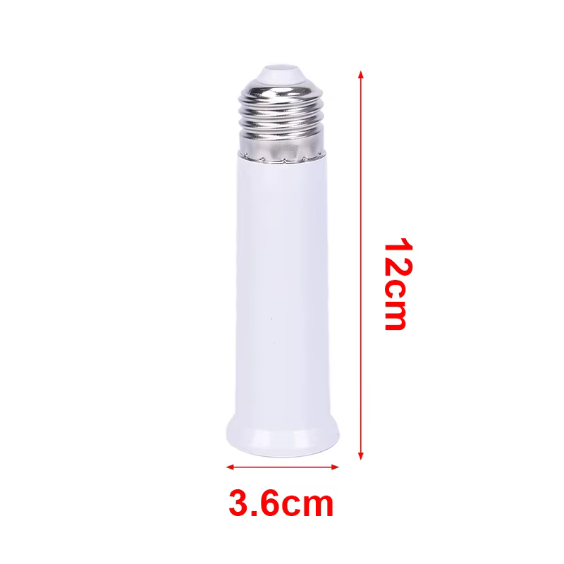 Inda-Douille de lampe d'extension 12cm, support d'ampoule, adaptateur à vis, vente en gros, nouveau,