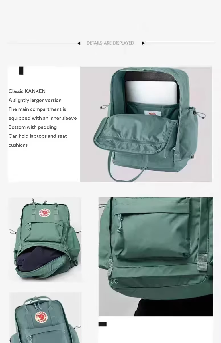 Fjallraven Sac à dos classique Outlong de grande capacité pour hommes et femmes, sac multifonctionne