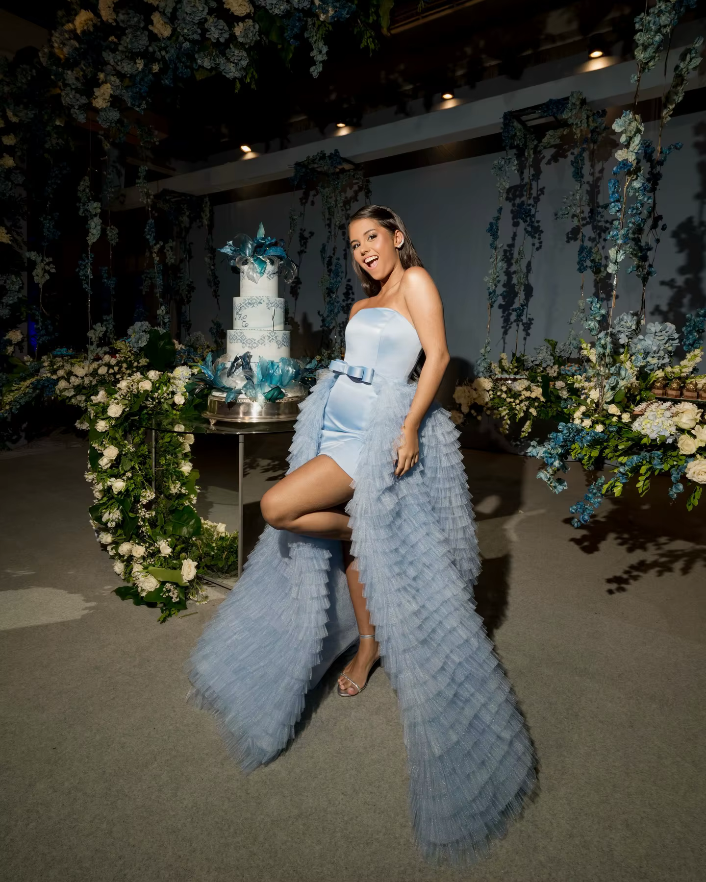 Jupe de mariée en tulle à volants superposés, traîne détachable, grandes volants, jupes de mariée po