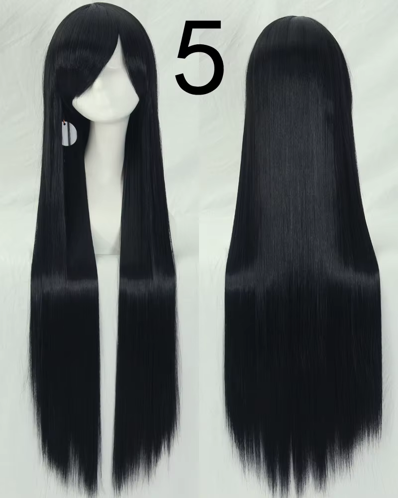 Perruque de Cosplay synthétique longue de 100Cm, perruques de fête Anime résistantes à la chaleur, 4