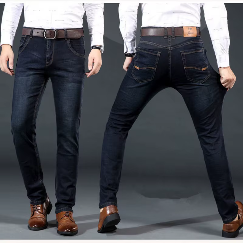 Nouveau pantalon slim extensible de luxe léger pour homme, confortable et doux, style business, coup