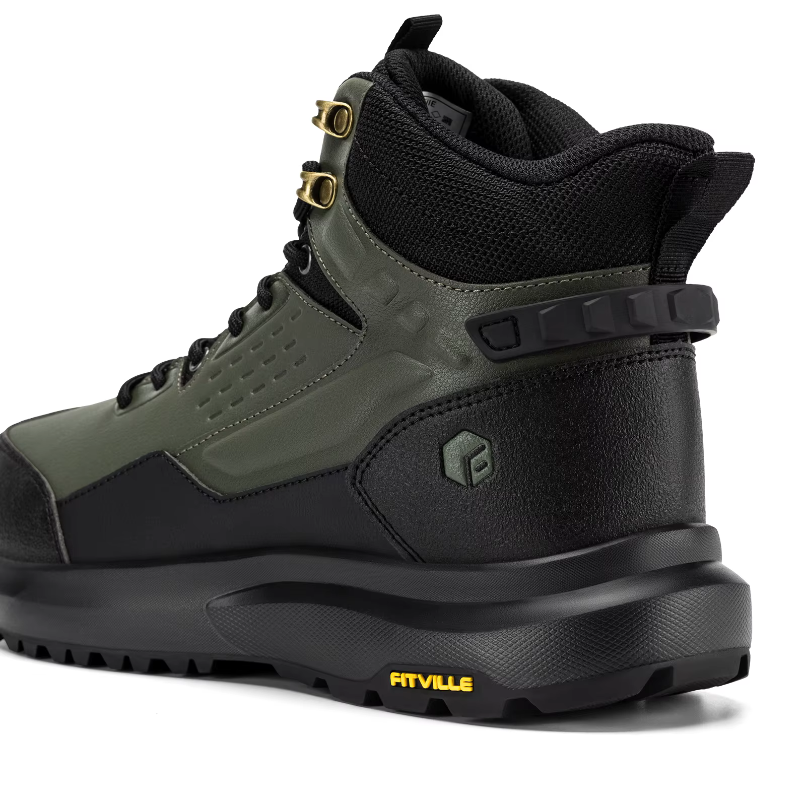 FitVille – bottes de randonnée larges pour hommes, chaussures de trekking résistantes à l'eau, antid