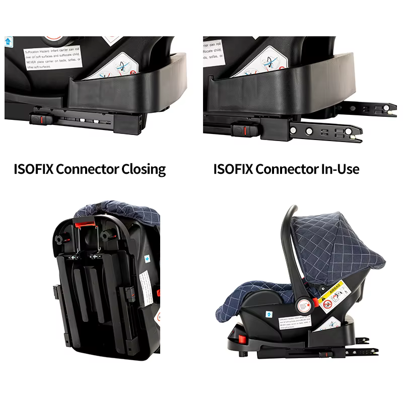 Landau de luxe 3 en 1, poussette pour bébé de paysage haut avec siège réversible, poussette pliante