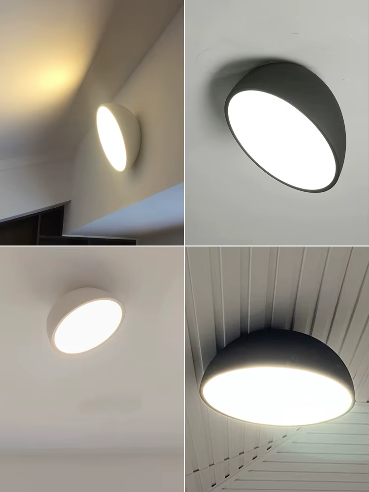 Simple gradation ronde nouveau plafond moderne à LEDs lumières éclairage salon étude chambre couloir