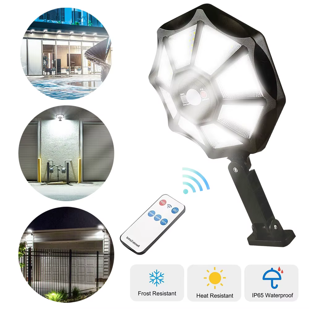 Lampes solaires LED étanches avec détecteur de mouvement, budgétaire de sécurité extérieur, applique