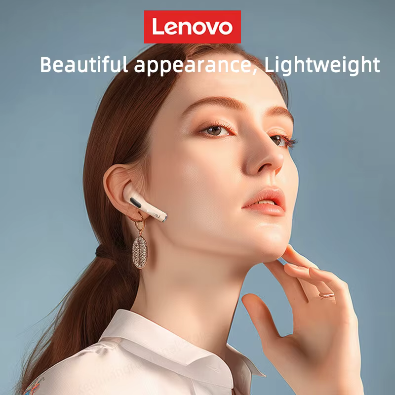 Lenovo-Écouteurs sans fil LP40 II, Bluetooth 5.3, TWS, Réduction du bruit, Contrôle tactile, Synchro