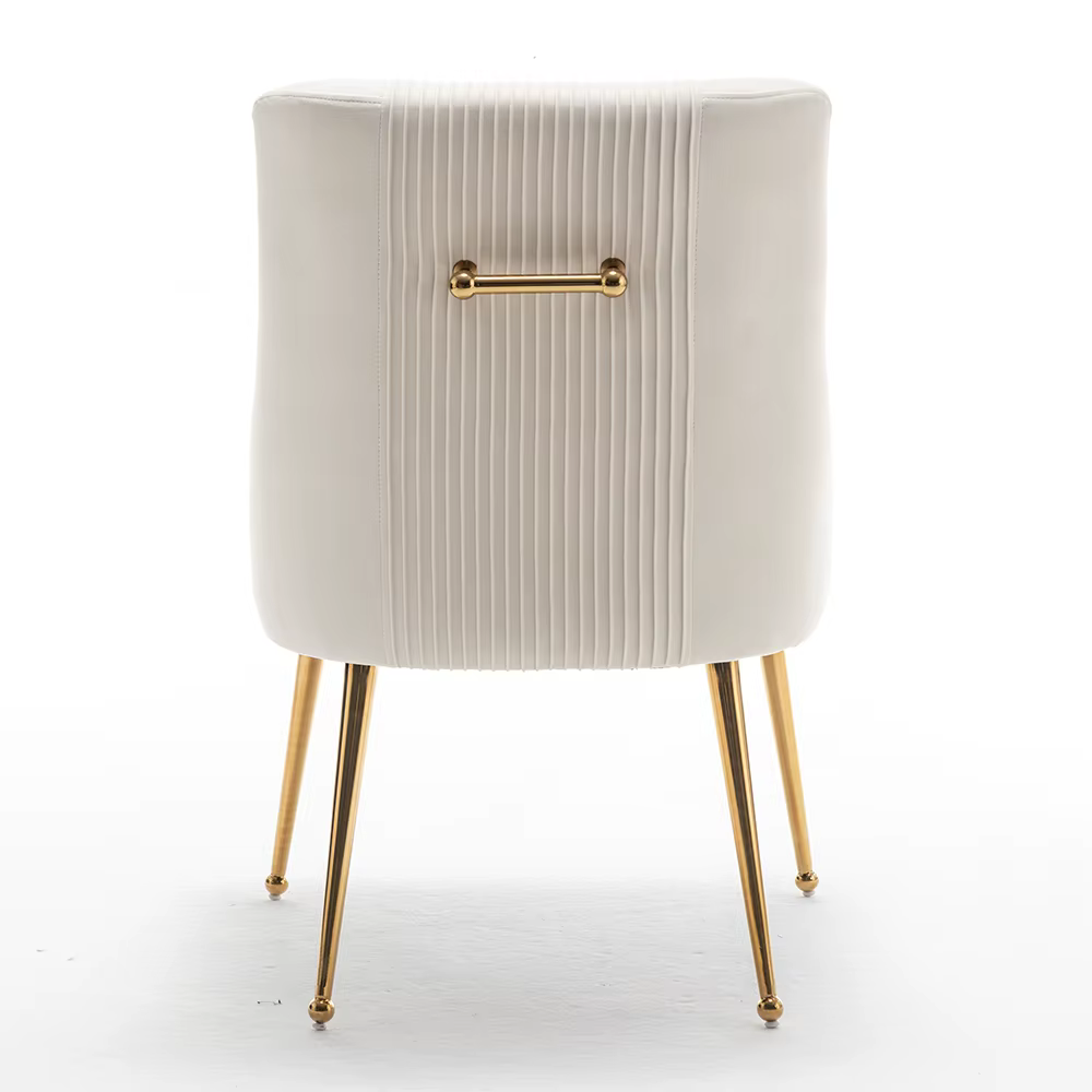 SEYNAR-Ensemble de 4 chaises de salle à manger modernes en velours, chaise d'appoint d'appoint latér