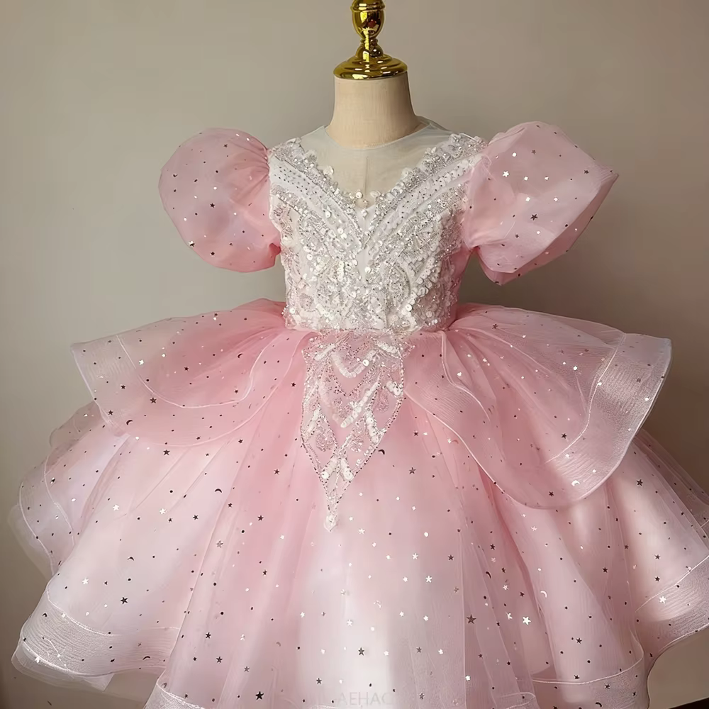 Robe de Soirée d'Anniversaire pour Adolescentes, Tenue de Princesse, Robe de Piano, Robe de Demoisel