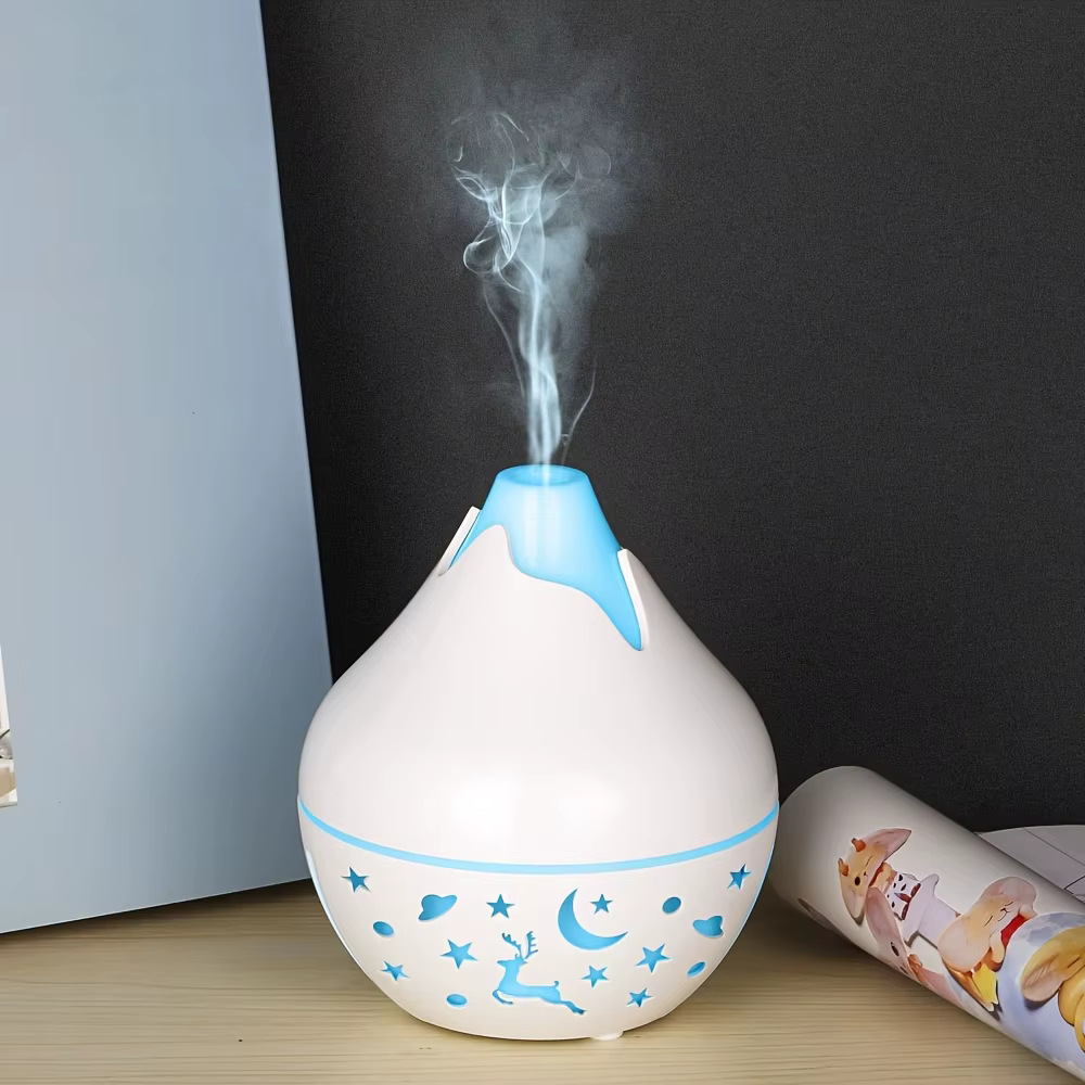 Humidificateur multifonctionnel 200ML, diffuseur d'huiles essentielles d'aromathérapie alimenté par 