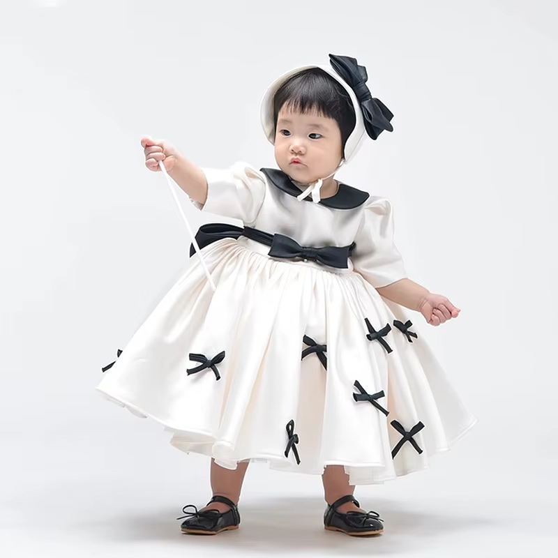 Robe de premier anniversaire pour bébé fille, automne hiver, haut de gamme, légère, Niche de luxe, r