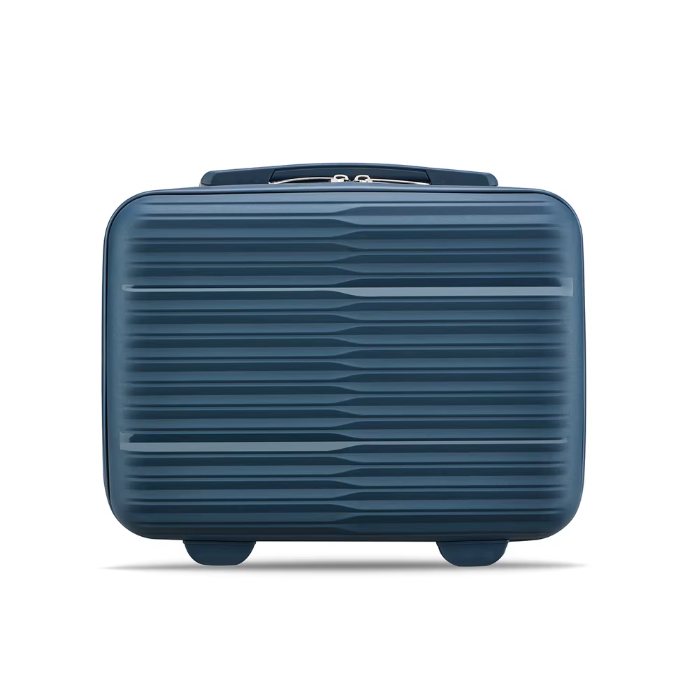 Valise de voyage 14 pouces avec fermeture éclair, noire/rose/bleue/blanche/rouge, pour femmes/hommes