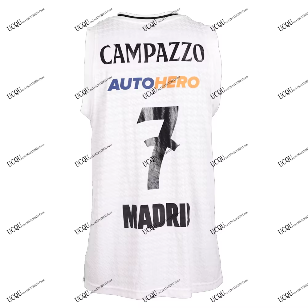 2025-26 Sergio Llull # Maillot de basket-ball 23/7/11/22, T-Shirt imprimé en 3D, Kit de Match d'espa