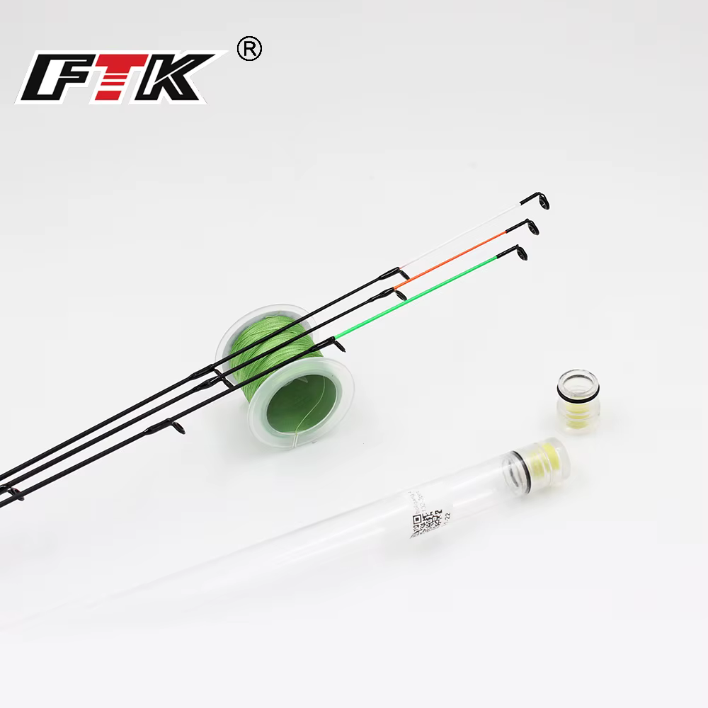 FTK Fiber Glass Top Tip M/L/H 50-120g Feeder carp rod Top Tip Accessoires de pêche Matériel de pêche