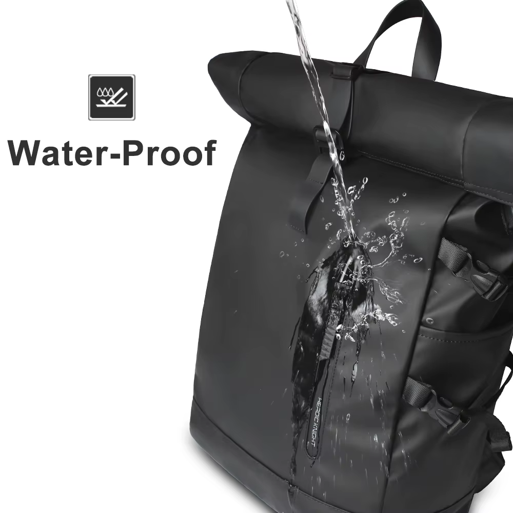 Heroic Knight sac à dos pour hommes sac à dos étanche à roulettes femmes voyage extensible USB charg