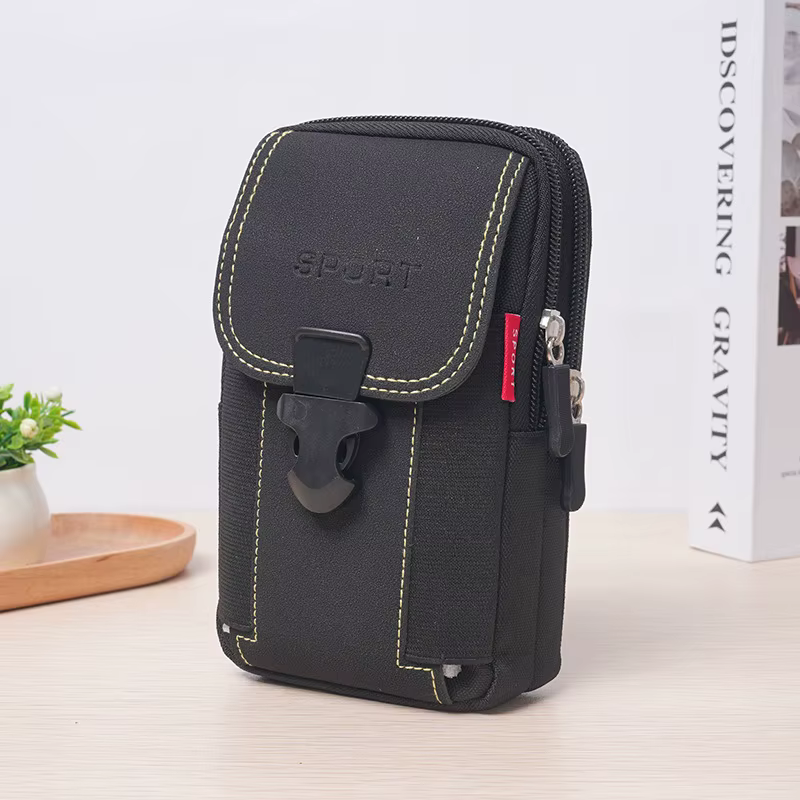 Pochette de ceinture pour hommes, sac pour téléphone portable, étui pour téléphone, sac de taille Mo