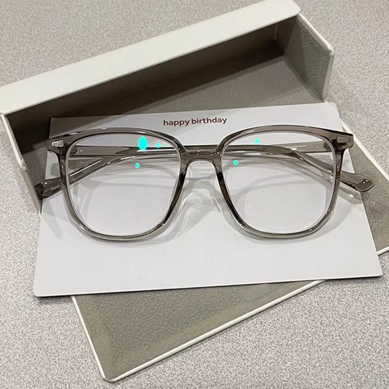 Nouveau unisexe rond carré lunettes pour hommes femmes myopie lunettes lunettes plaine lunettes myop