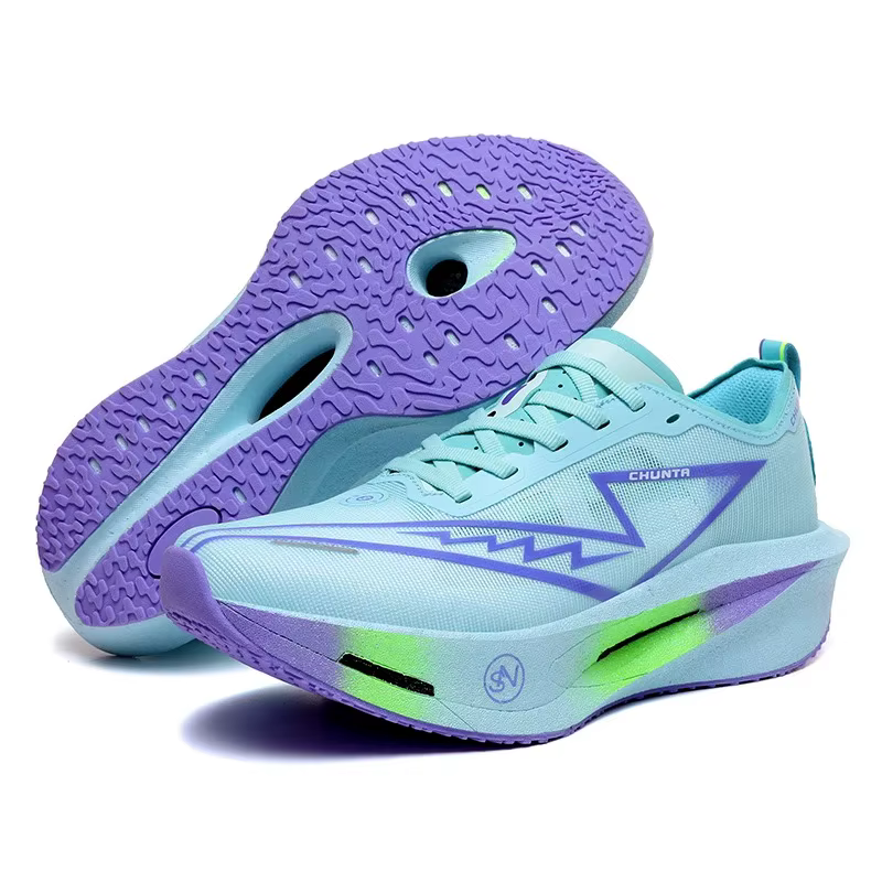 Chaussures de course 2026 avec plaque carbone, spécialité marathon, pour hommes et femmes, respirant