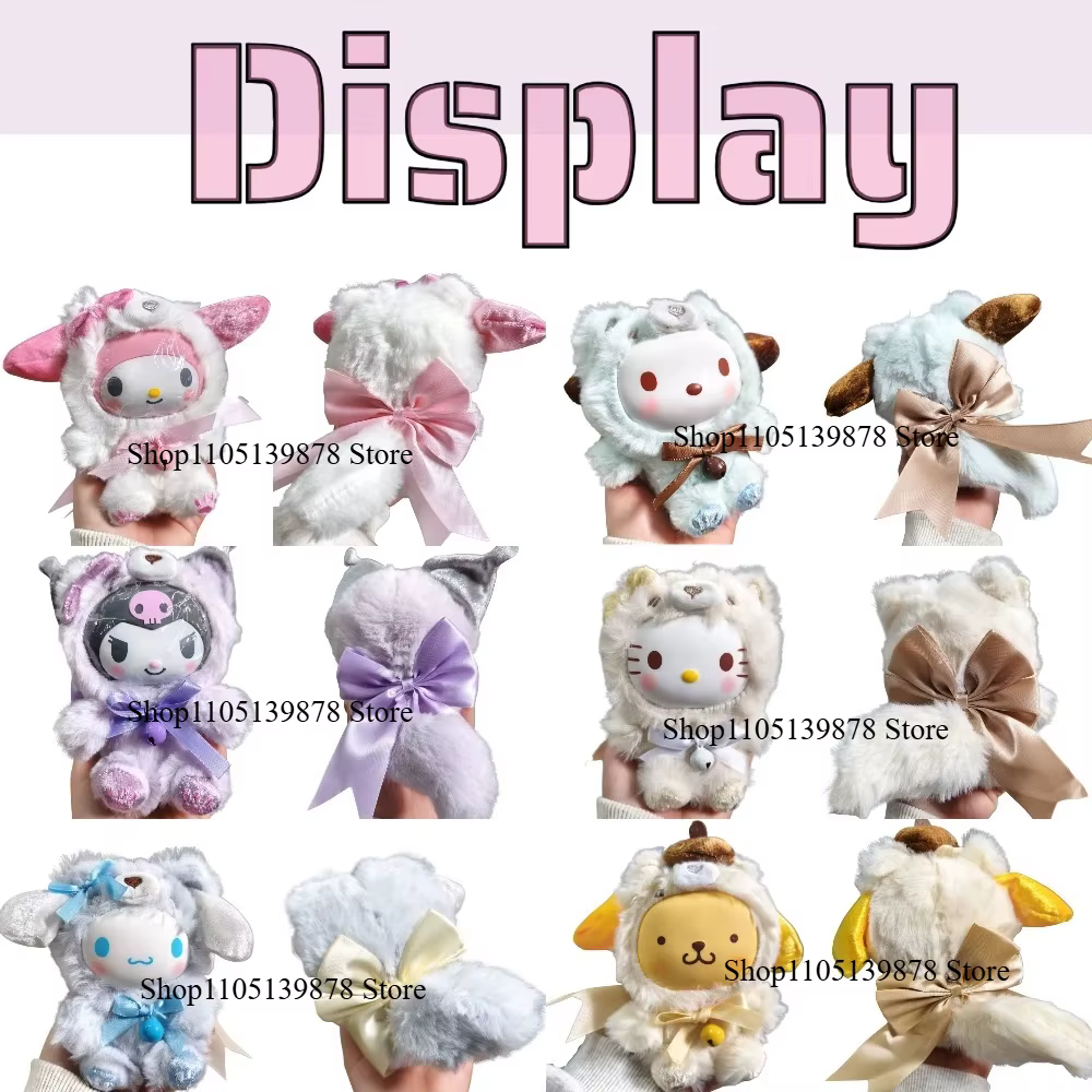 Nouvelle série 2026 Kuromi Fox Island : Boîte mystère en vinyle et peluche, mignons pendentifs Hello