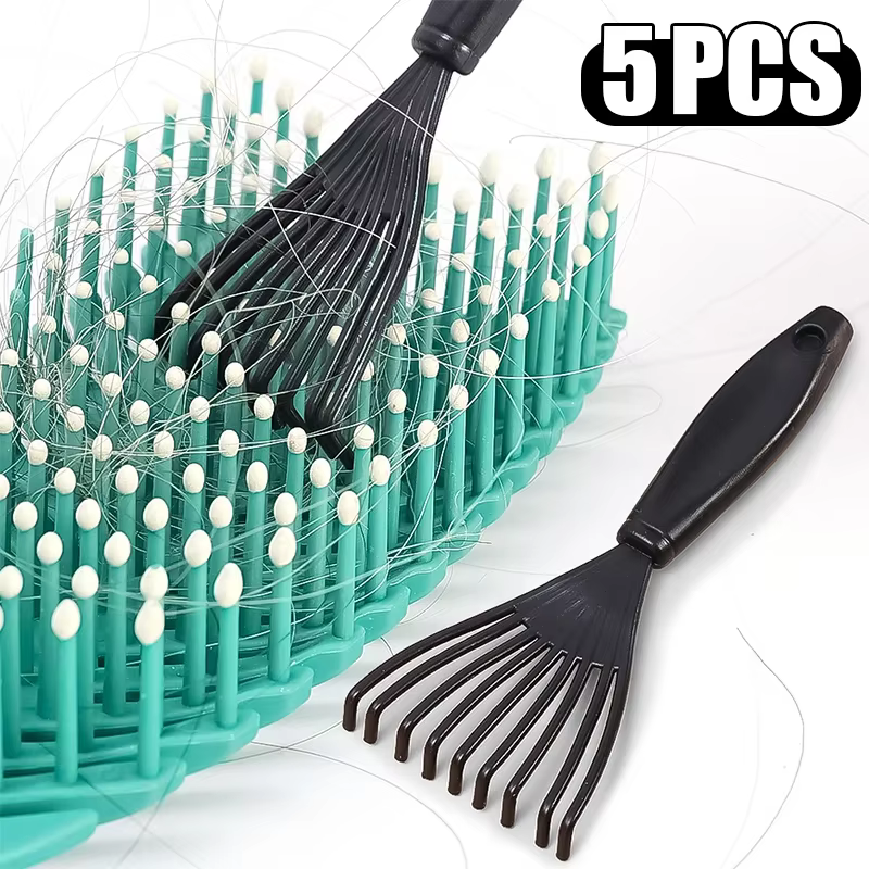 Mini nettoyeur de peigne en plastique, brosse à cheveux intégrée, épilateur, poignée domestique, bro